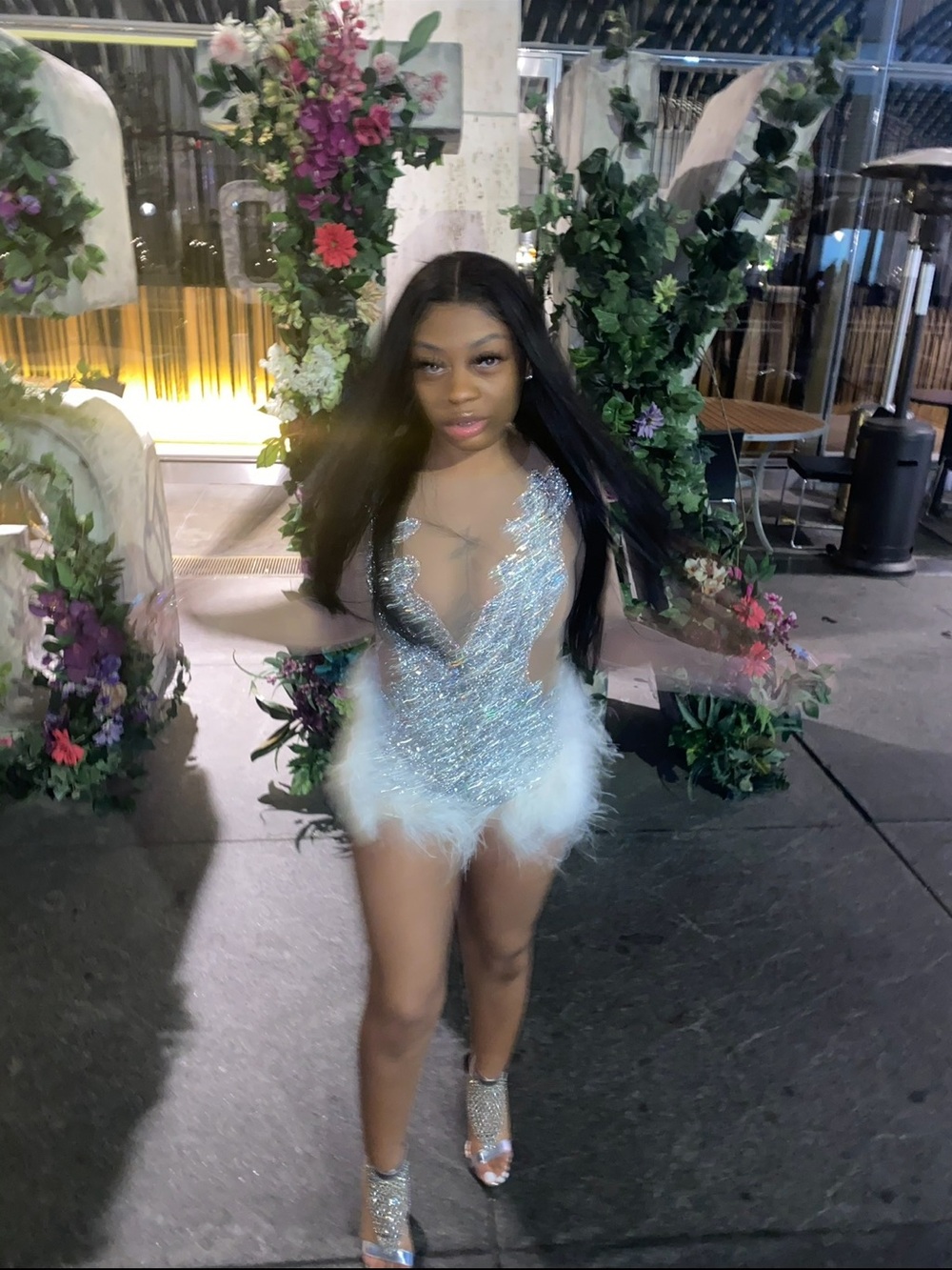 BADDIE BDAY OUTFIT S/M SIZE $100